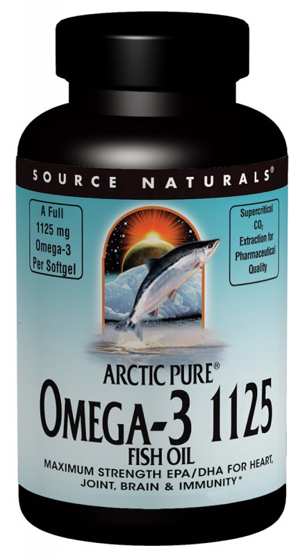 SOURCE NATURALS: ArcticPure Omega-3 1125 Fish Oil Enteric Coated 60 softgel