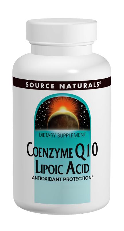 SOURCE NATURALS: Coenzyme Q10  Lipoic Acid 30 mg  30 mg 30 caps