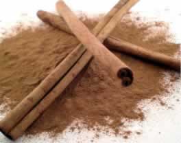 cinnamon powder and sticks picture