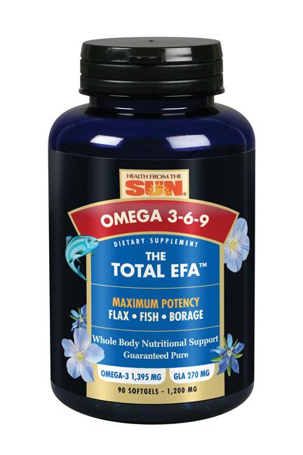 Total efa double action, 180 softgels