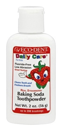 ECODENT: Toothpowder For Kids Strawberry 2 oz