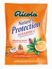Natures Protection Vitamin C Orange Mint 3 oz bag from RICOLA