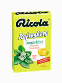 Refreshers Throat Drops Lemon Mint 17 Drops / Box from RICOLA