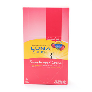 LUNA SUNRISE BAR VAN ALMND 15/BOX 15/box from CLIF BAR, INC.