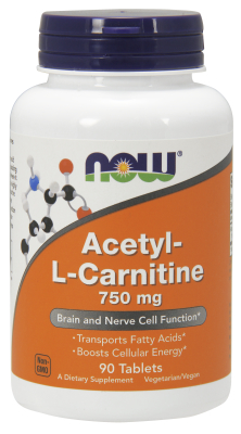NOW: ACETYL L-CARN 750mg 90 TABS