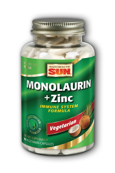 Health from the Sun: Monolaurin Plus Zinc 1000 mg 90 ct