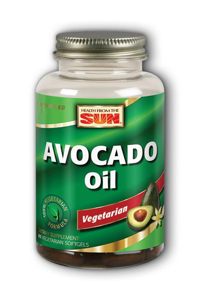 Health From The Sun: Avocado Oil 1000 mg 60 ct Vegan Softgel