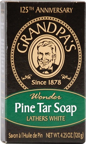 GRANDPA'S BRANDS: Pine Tar Soap Bath Size 4.25 oz