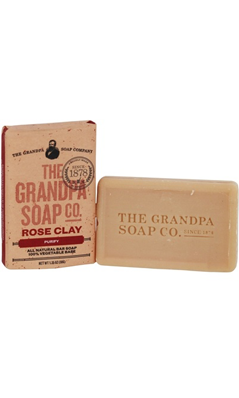 GRANDPA'S: Grandpa's Rose Clay Soap 1.35 oz