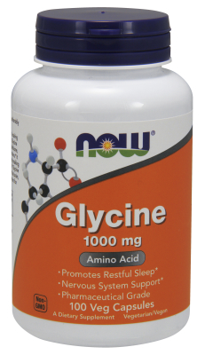 NOW: Glycine 1000mg 100 Caps
