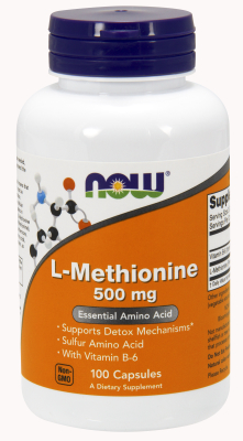 NOW: L-METHIONINE 500mg100 CAPS 1