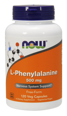 NOW: Phenylalanine 500mg 120 Veg Capsules
