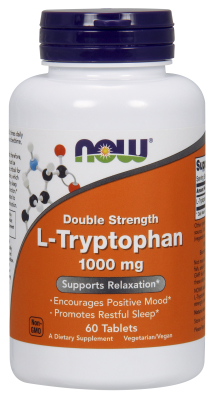 NOW: L Tryptophan 1000mg 60 Tabs