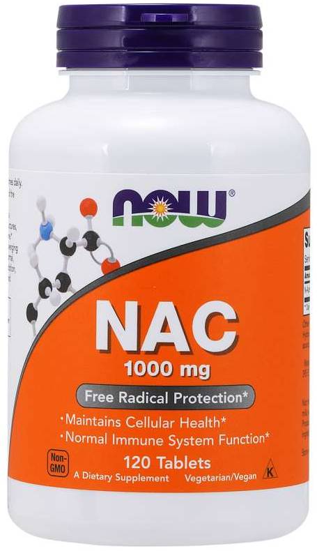 NOW: NAC 1000mg 120 Tablets