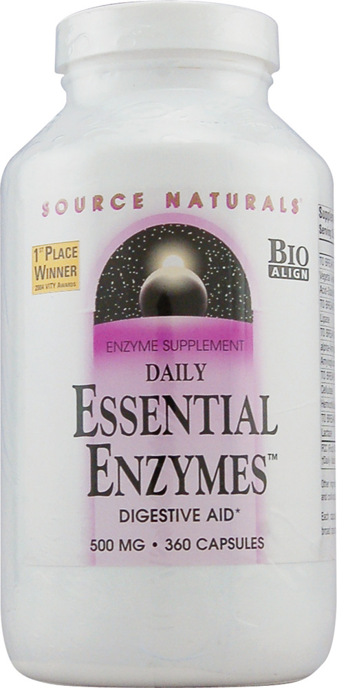 Essential Enzymes 500MG, 360 Caps