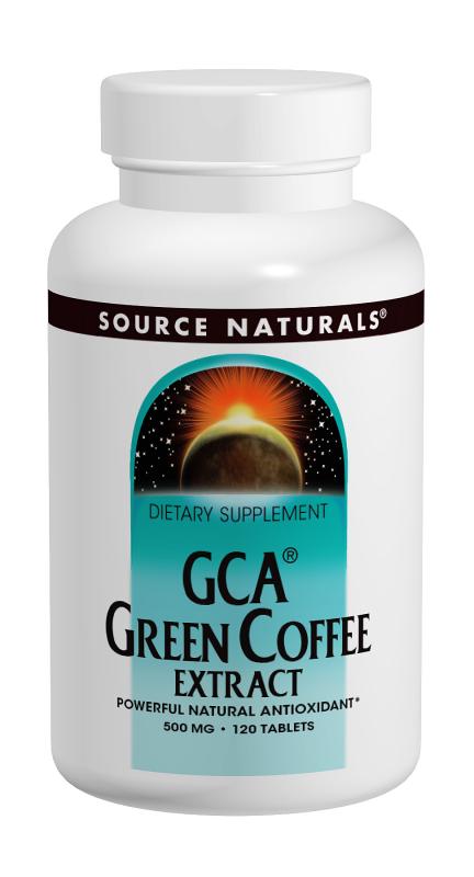 SOURCE NATURALS: GCA Green Coffee Extract 120 tab