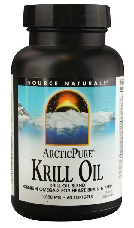 SOURCE NATURALS: ArcticPure Krill Oil 1000mg 60 softgel