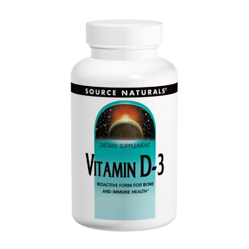 SOURCE NATURALS: Vitamin D-3 2000 IU 400 capsule