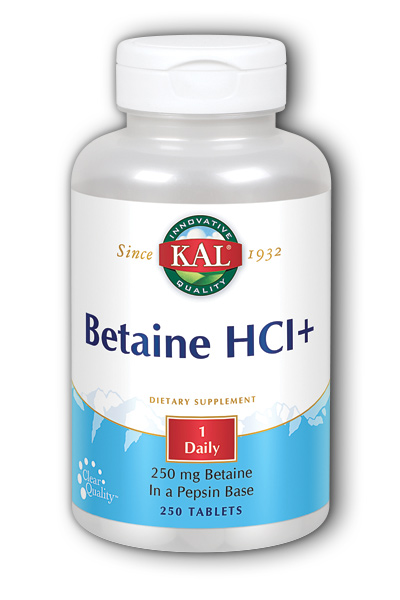 Kal: Betaine HCl 250ct