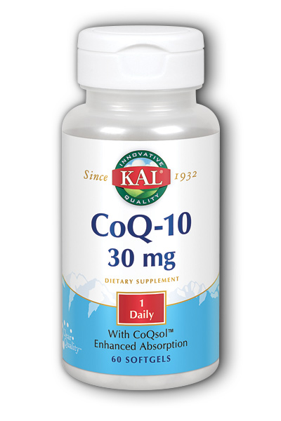 Kal: CoEnzyme Q-10 60ct 30 mg