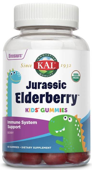 Kal: Jurassic Elderberry Kids Gummies 60 ct