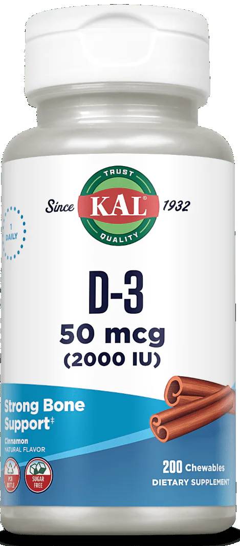 D-3 2000 iu chewable