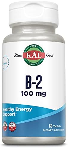 Kal: Vitamin B-2 60ct 100mg