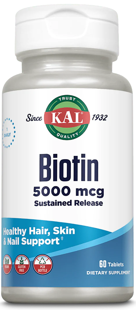 Kal: Biotin 5000mcg 60ct