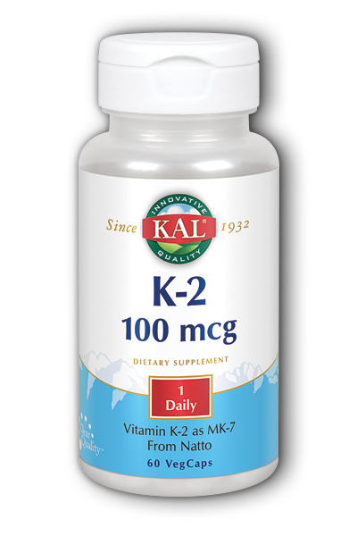 KAL: K-2 MK-7 100mcg 60 Tablets