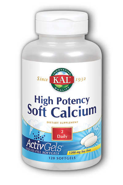 Kal: High Potency Soft Calcium 120ct 1200mg