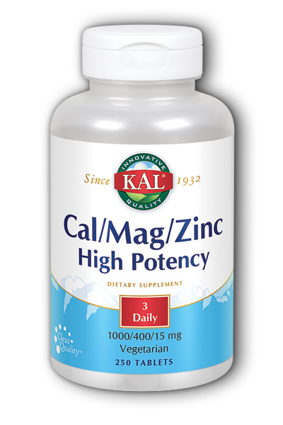 KAL: Cal Mag Zinc 250ct