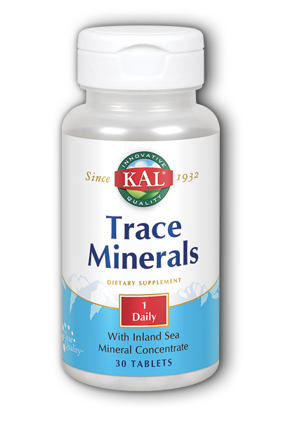 Kal: ActiSorb Trace Minerals 30ct