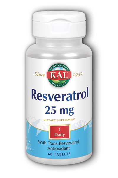 Kal: Resveratrol 60ct 25mg