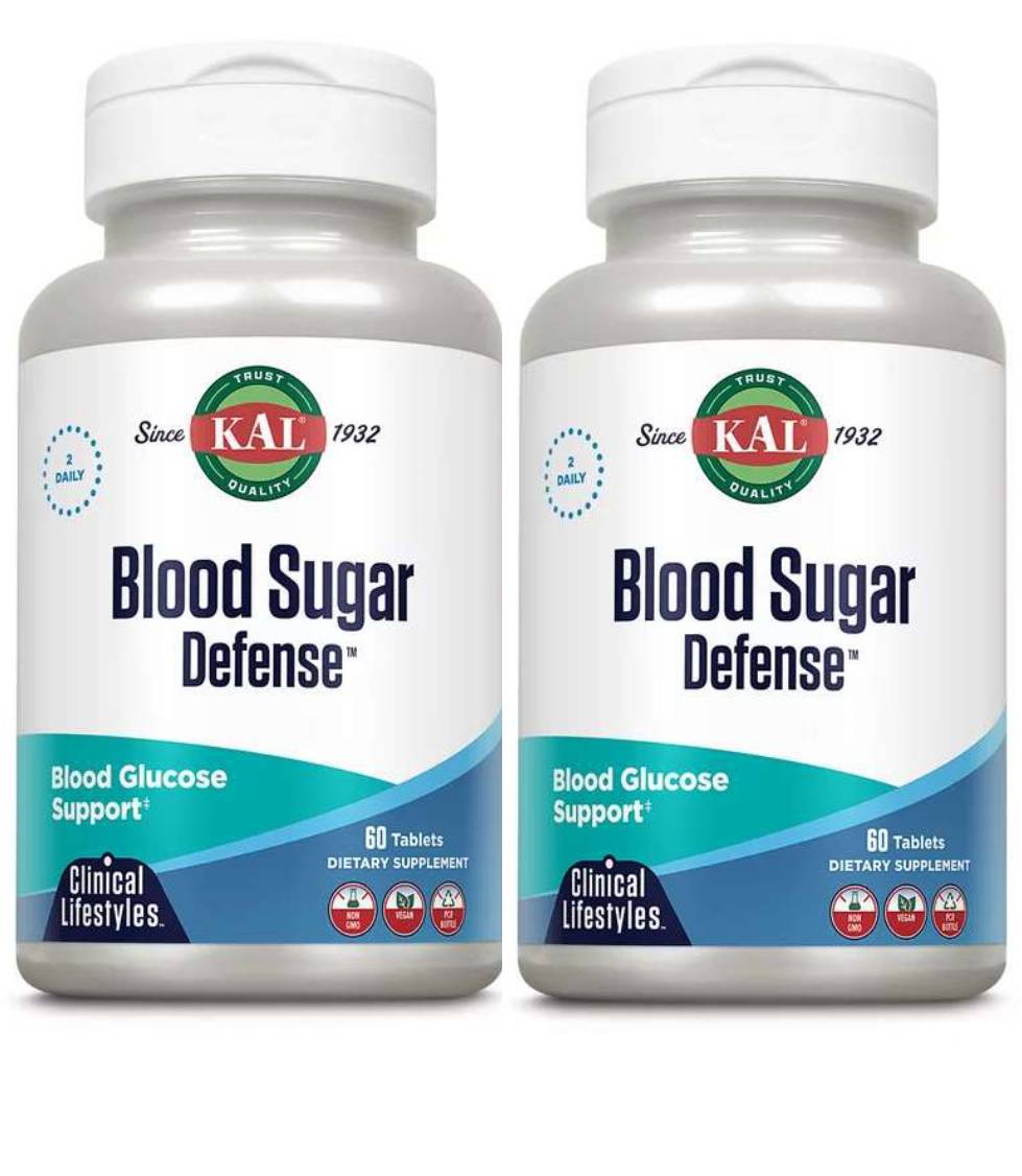 Kal: Blood Sugar Defense Twinpack (Free Shipping) 60ct Plus 60ct