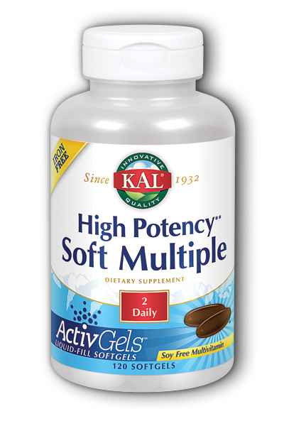Kal: High Potency Soft Multiple Iron-Free 120ct