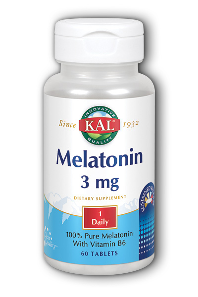 KAL: Melatonin-3 Sustained Release 60 Tab 3mg