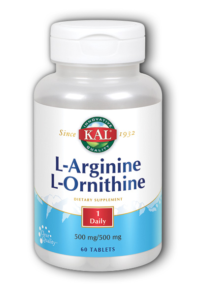 Kal: L-Arginine & L-Ornithine 60ct 1000mg