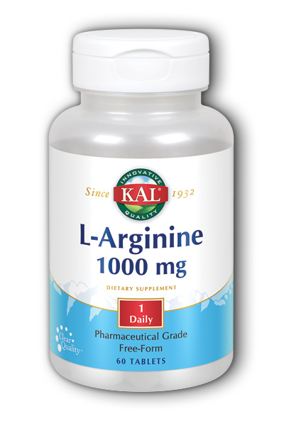 Kal: L-Arginine 60ct 1000mg