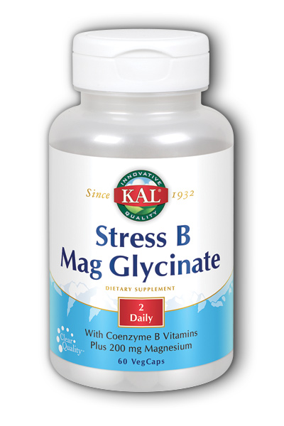 KAL: Stress B Mag Glycinate 60 ct Vcp