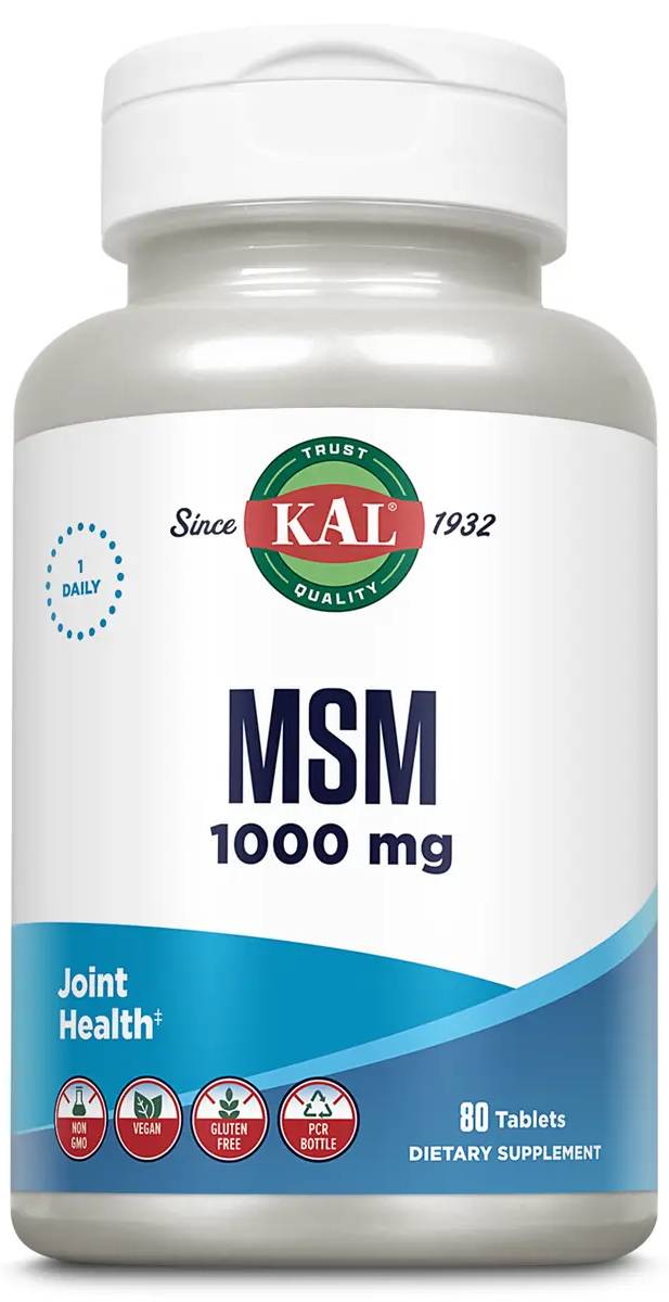 Kal: MSM 1000mg 80ct