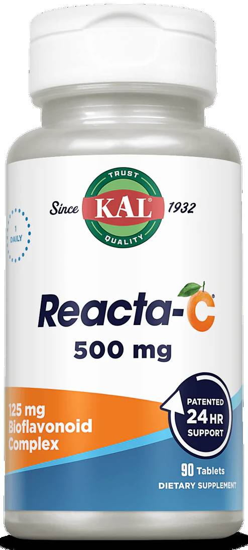 KAL: Reacta-C 500mg with Bioflavonoids 90 Tabs
