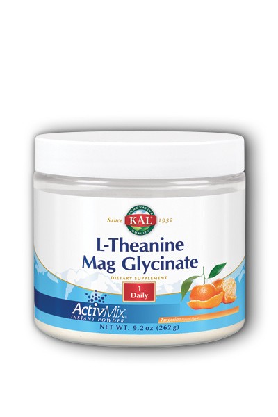 KAL: L-Theanine Mag Glycinate ActivMelt (Tangerine) 9.2 oz Pwd