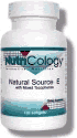 Natural Source E 120 softgels from NUTRICOLOGY/ALLERGY RESEARCH GROUP