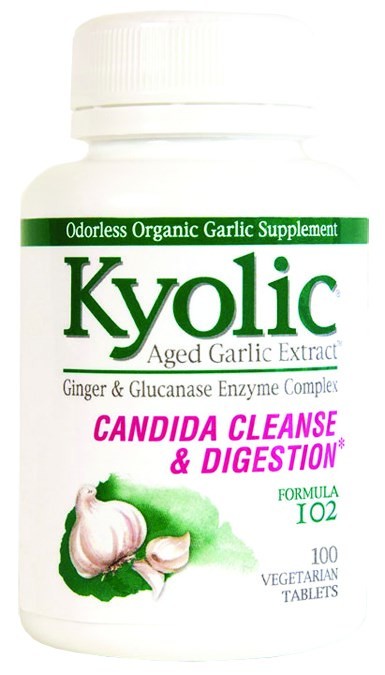 WAKUNAGA/KYOLIC: Kyolic Aged Garlic Extract With Enzymes Formula 102 100 tabs
