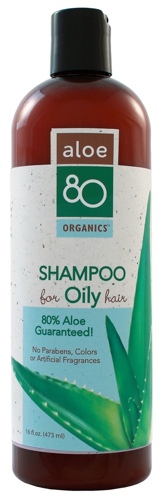 LILY OF THE DESERT: Aloe 80 Organic Shampoo Oily 16 oz