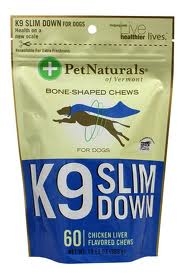 PET NATURALS OF VERMONT: K-9 Slim Down Chews 45 chew