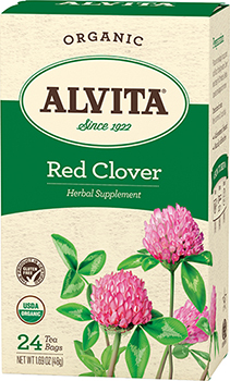 ALVITA TEAS: Red Clover Tea Organic 24 bag