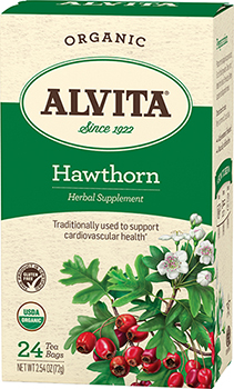 ALVITA TEAS: Hawthorn Berry Tea Organic 24 bag