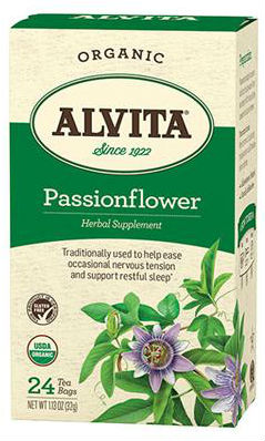 ALVITA TEAS: Passion Flower Tea Organic 24 bag