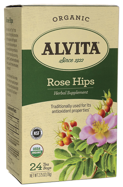 ALVITA TEAS: Rose Hips Tea Organic 30 bags